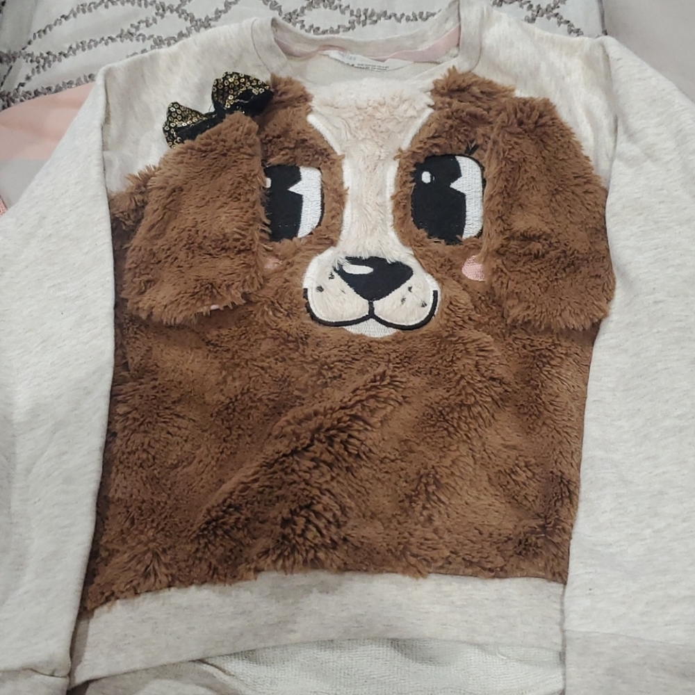 H&M girls sweatshirt  size 6-8